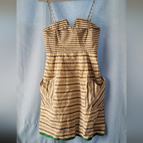 Anthropologie Maeve Changing Strips Dress Sz 0 - Picture 2 of 5
